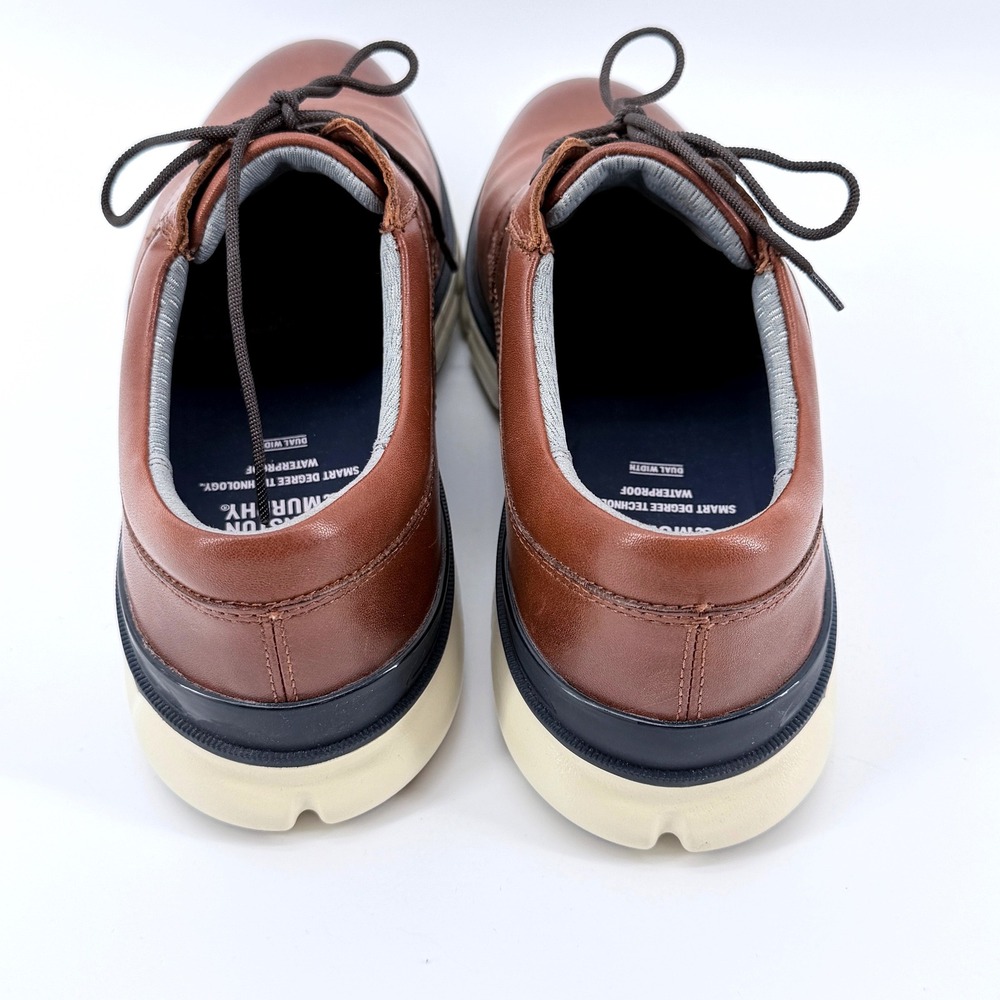 Johnston & Murphy XC4 Oxford Mens 10.5 Brown Excellent Waterproof Smart Degree - Picture 5 of 12